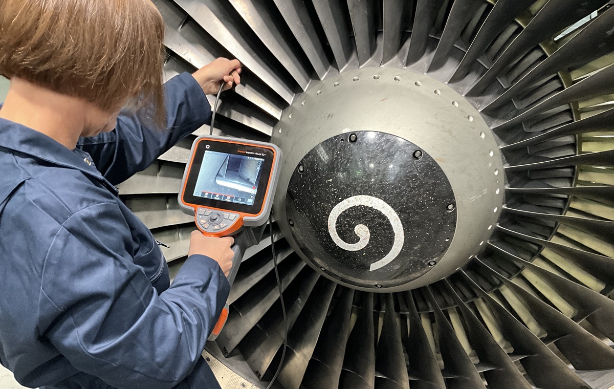 工業(yè)內(nèi)窺鏡檢測民航發(fā)動機的應(yīng)用