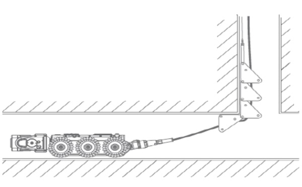 ROVVER爬行器的應(yīng)用示意圖
